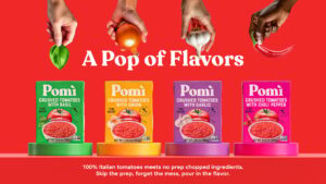 Pomì Unveils Bold New Packaging for Crushed Tomato Line Featuring