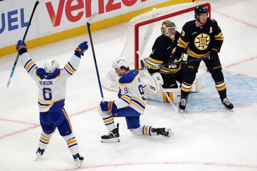 Excitement high as Buffalo Sabres look to finish out Boston Bruins