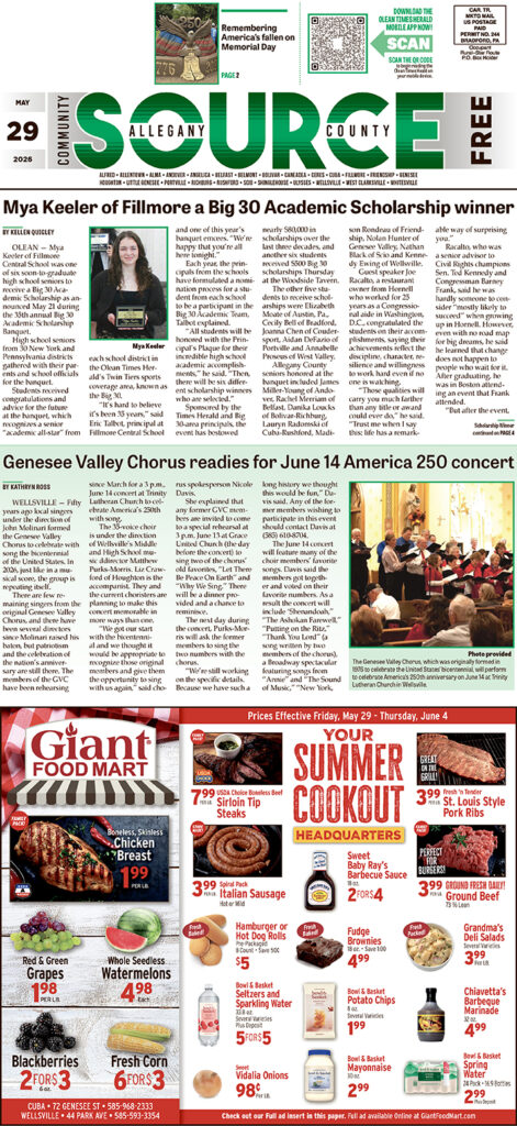 Allegany County Source 05-29-2026