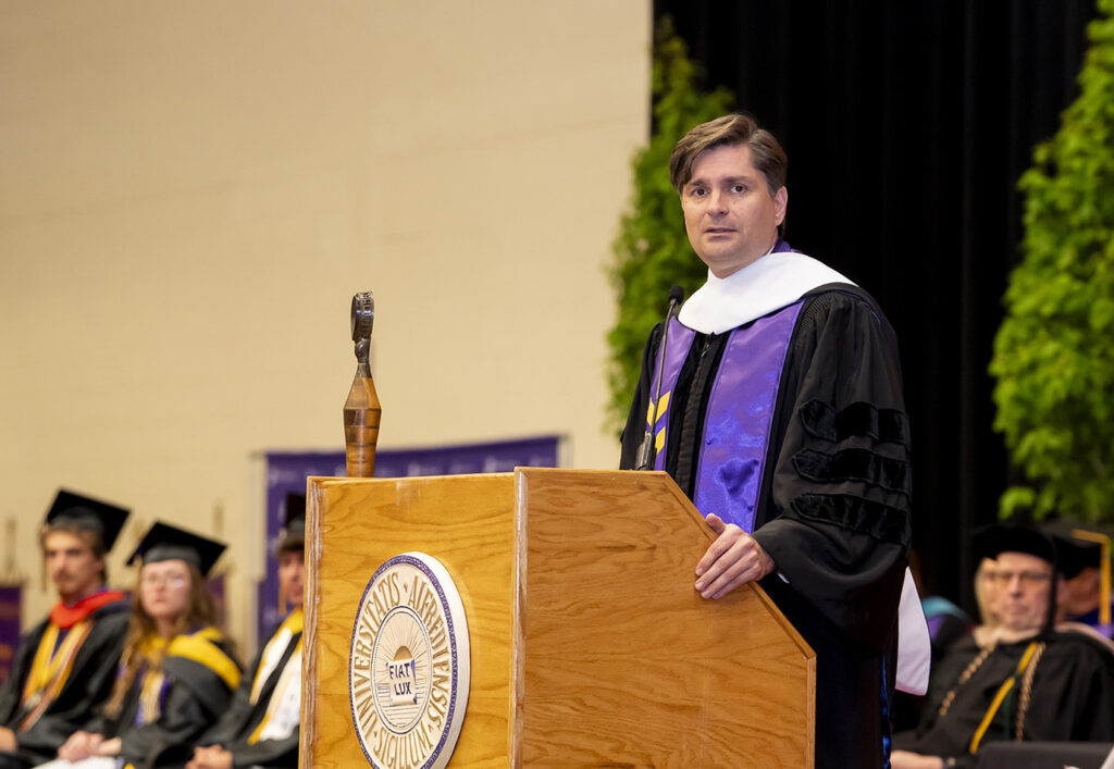 Washington State Treasurer Pellicciotti delivers Alfred University commencement keynote