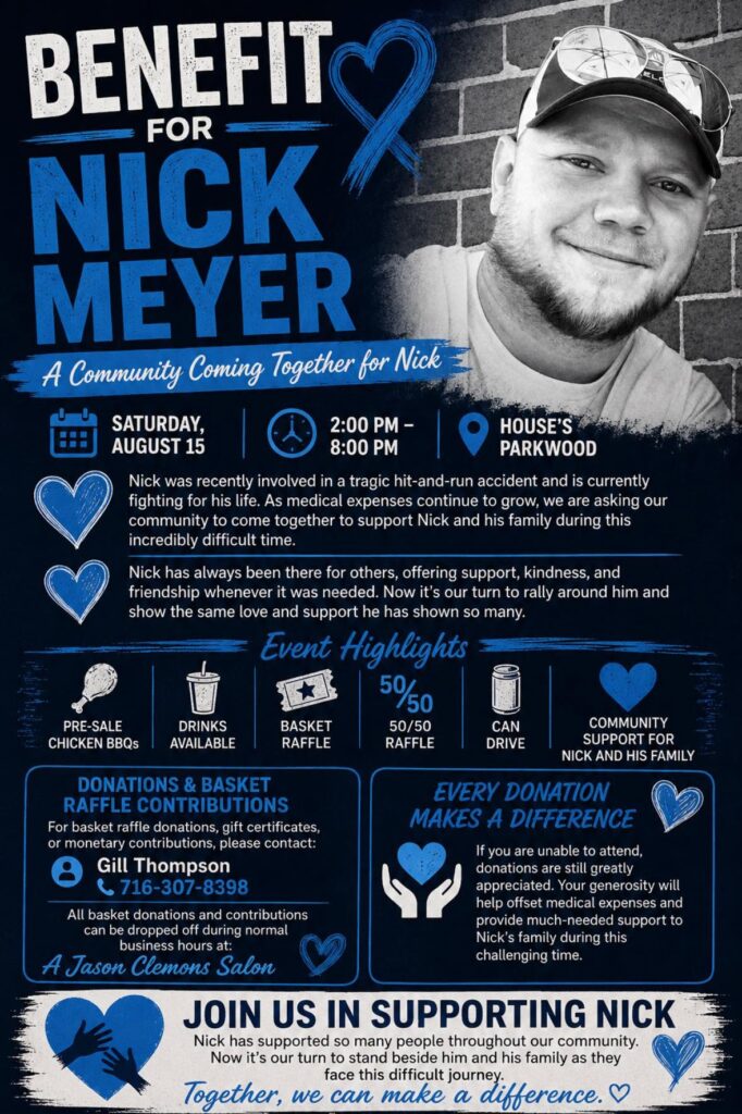 Fundraising Ongoing Olean Man Critically Injured Saturday