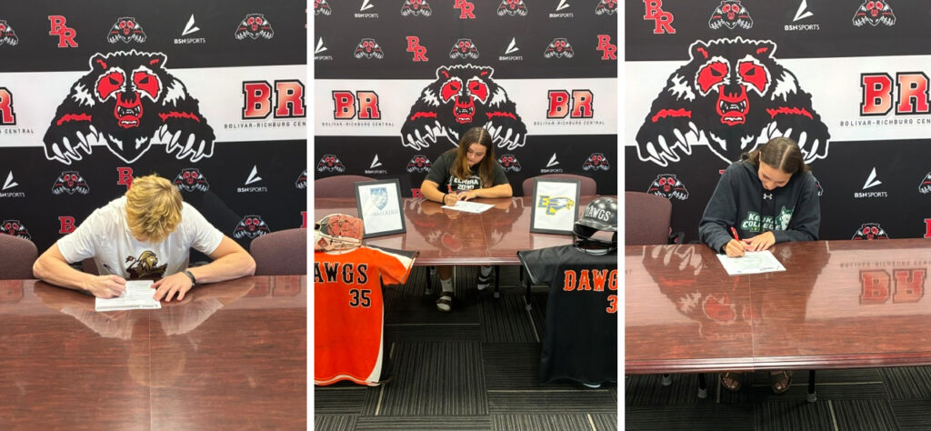 Trio B R Athletes Sign Letters Intent