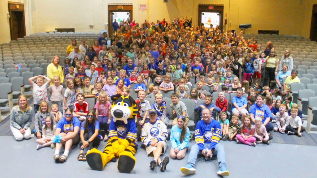 Cool in School: Cuba-Rushford Elementary receives visit from Sabretooth for second year