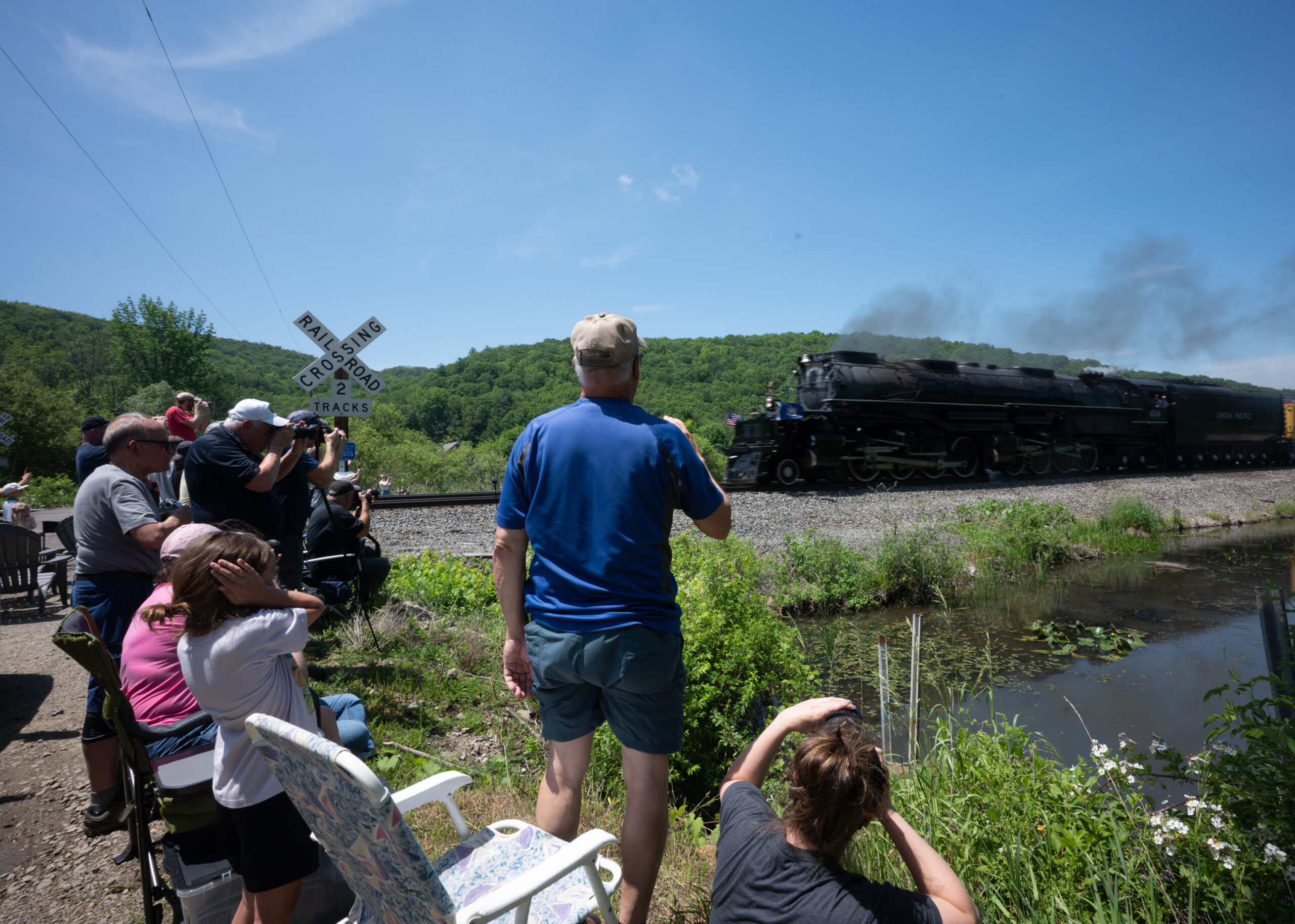 Scenes from Big Boy's visit to Allegany County