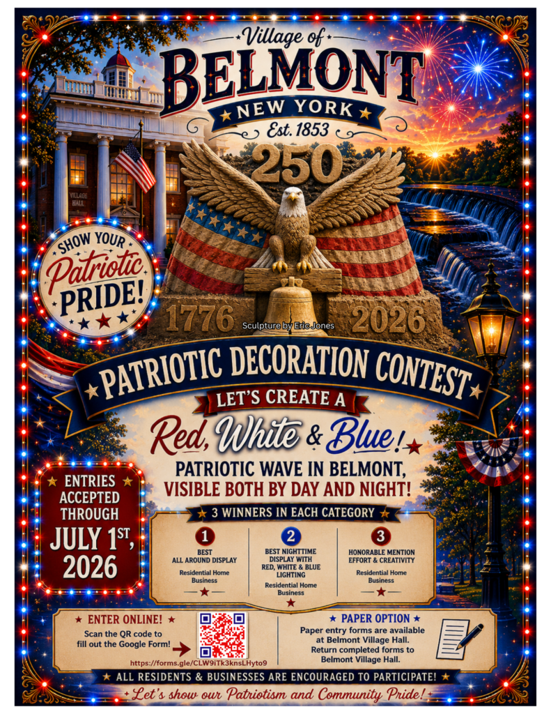 Belmont Announces 250th Celebration Schedule Events
