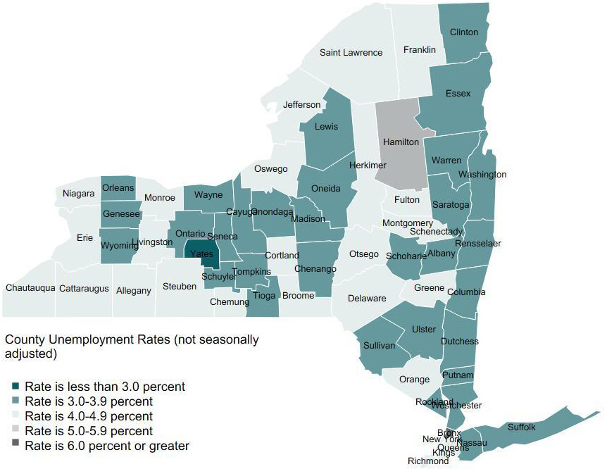 Area Unemployment Rates Relatively Stable May