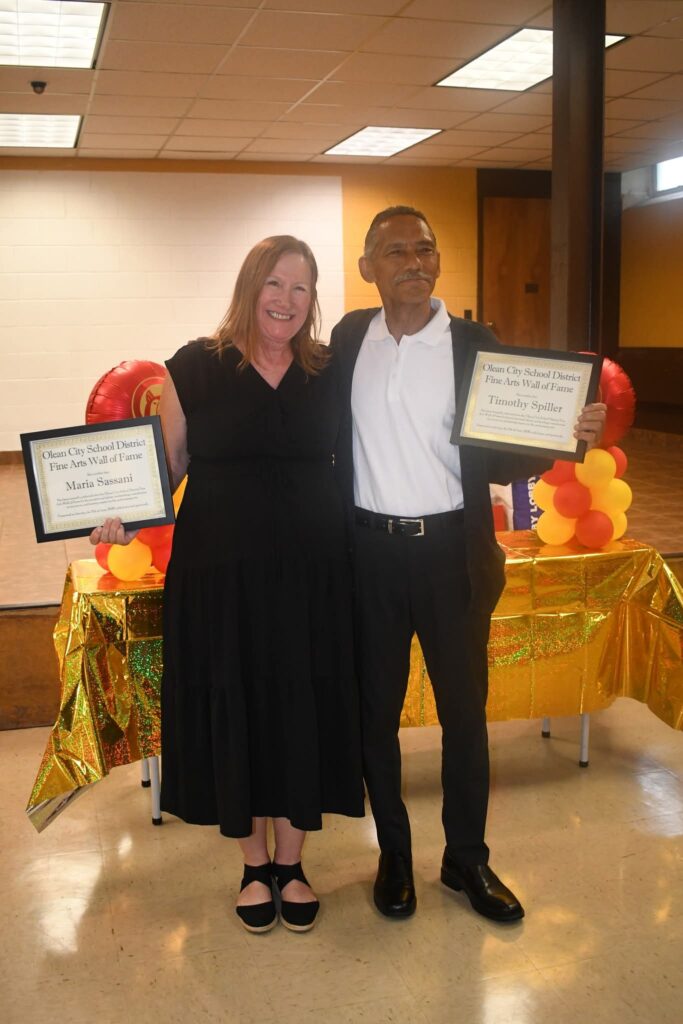 Spiller Named Olean School Fine Arts Wall Fame
