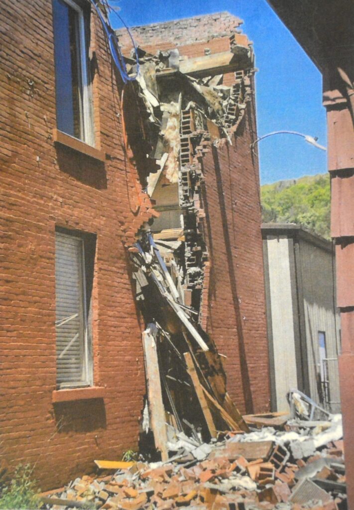 Wellsville Village Board sets in motion demolition of partially collapsed building - Olean Times Herald