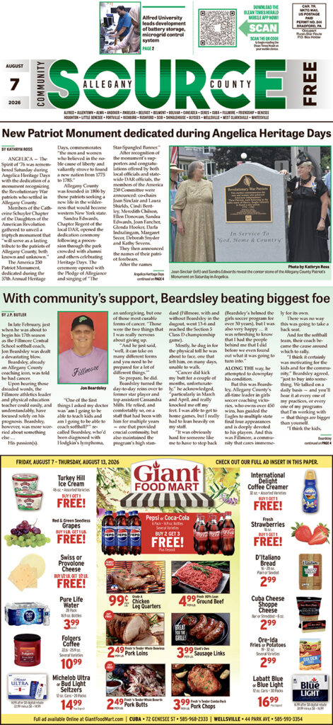 Allegany County Source 08-07-2026