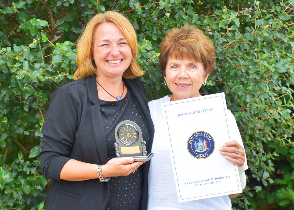 Difference Makers Community Leadership Award Presented Ellicottvilles Rogan