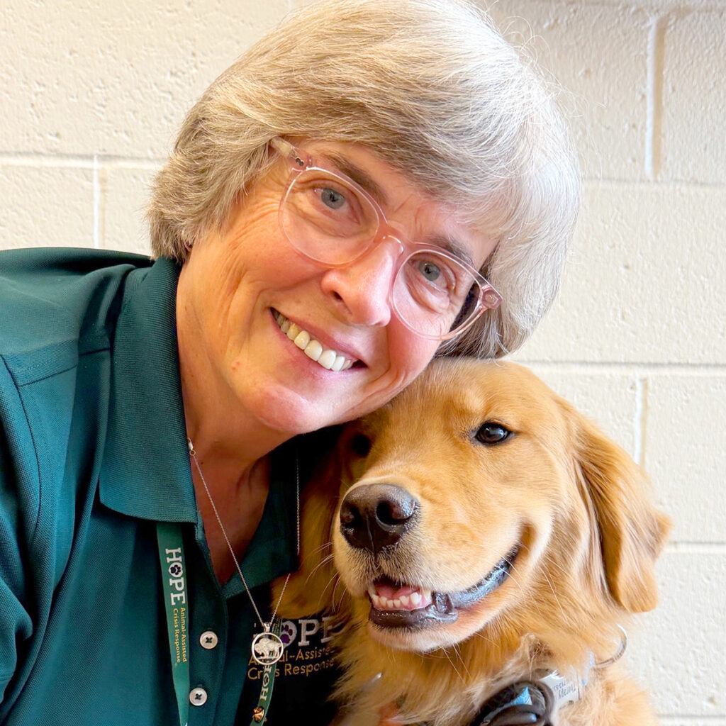 Catt County Woman Golden Retriever Graduate Hope Program