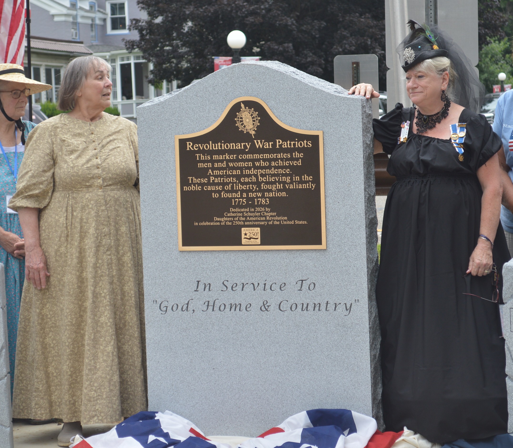 New Patriot Monument dedicated during Angelica Heritage Days