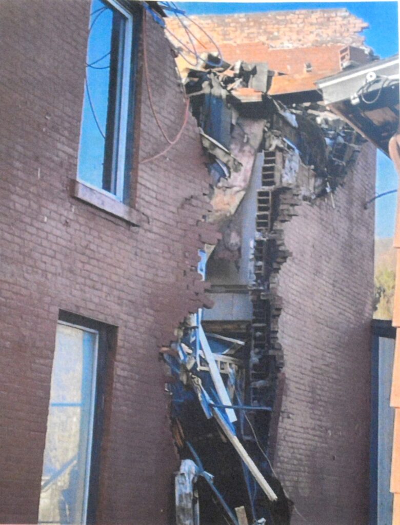 Partially collapsed building still a concern in Wellsville - Olean Times Herald